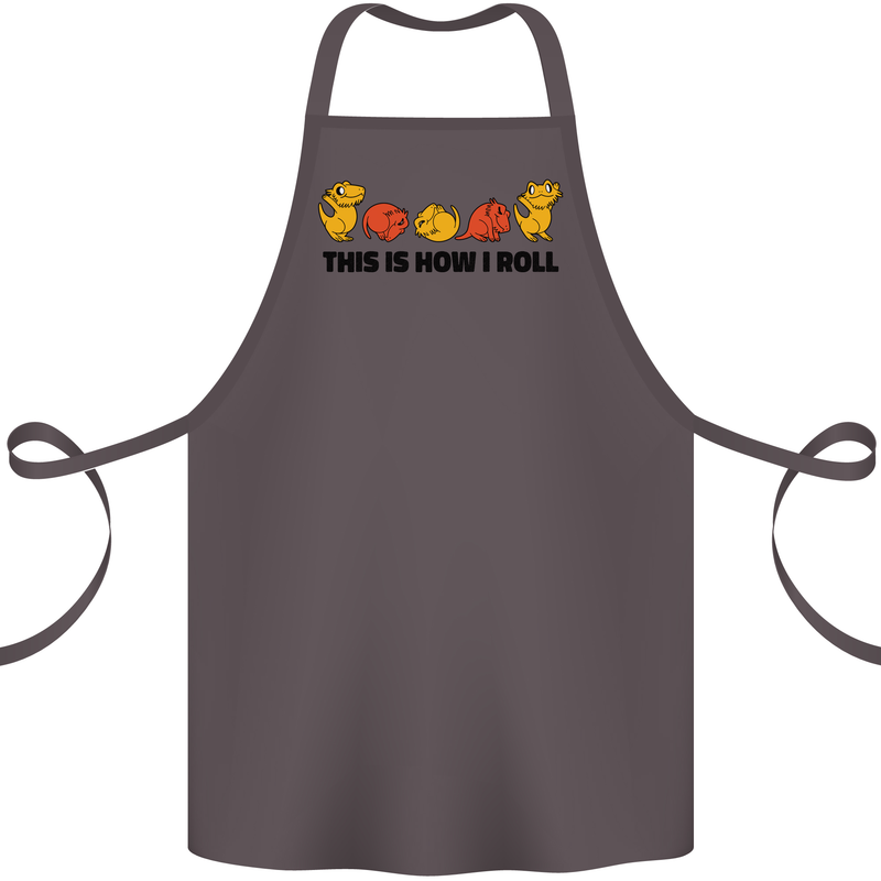 This Is How I Roll RPG Role Playing Game Cotton Apron 100% Organic Dark Grey