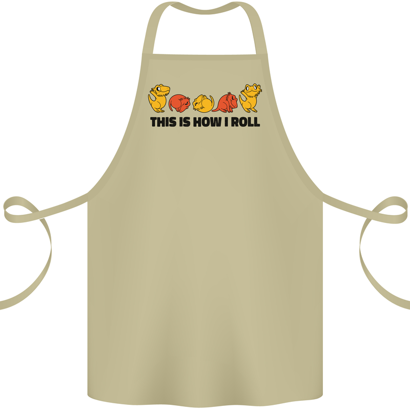 This Is How I Roll RPG Role Playing Game Cotton Apron 100% Organic Khaki