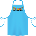 This Is How I Roll RPG Role Playing Game Cotton Apron 100% Organic Turquoise