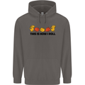 This Is How I Roll RPG Role Playing Game Mens 80% Cotton Hoodie Charcoal