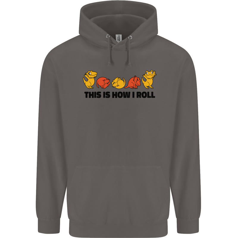 This Is How I Roll RPG Role Playing Game Mens 80% Cotton Hoodie Charcoal