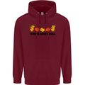 This Is How I Roll RPG Role Playing Game Mens 80% Cotton Hoodie Maroon