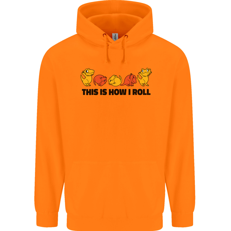 This Is How I Roll RPG Role Playing Game Mens 80% Cotton Hoodie Orange