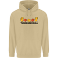 This Is How I Roll RPG Role Playing Game Mens 80% Cotton Hoodie Sand