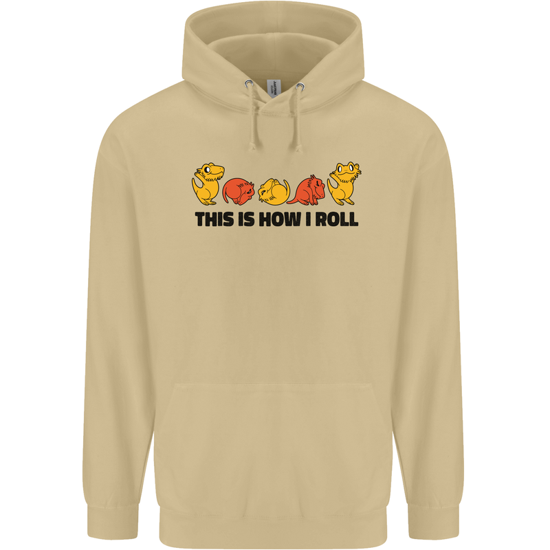 This Is How I Roll RPG Role Playing Game Mens 80% Cotton Hoodie Sand