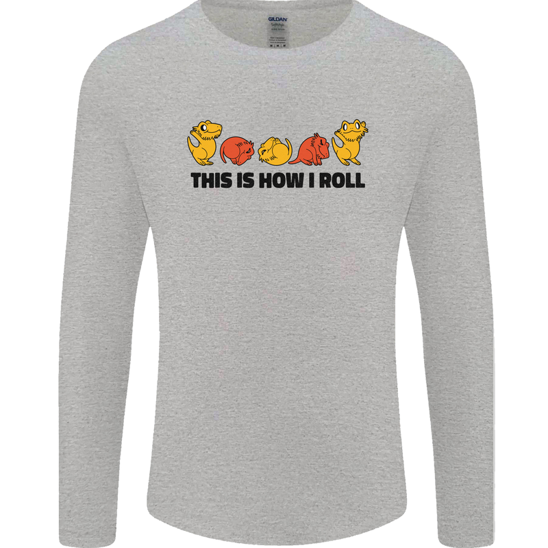 This Is How I Roll RPG Role Playing Game Mens Long Sleeve T-Shirt Sports Grey