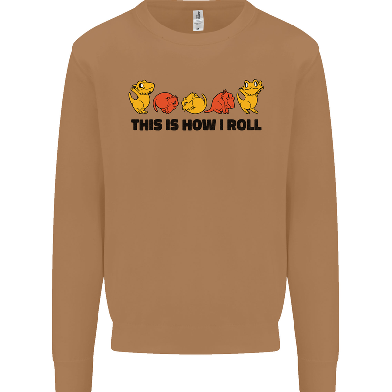 This Is How I Roll RPG Role Playing Game Mens Sweatshirt Jumper Caramel Latte