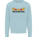 This Is How I Roll RPG Role Playing Game Mens Sweatshirt Jumper Light Blue