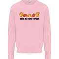 This Is How I Roll RPG Role Playing Game Mens Sweatshirt Jumper Light Pink