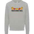 This Is How I Roll RPG Role Playing Game Mens Sweatshirt Jumper Sports Grey