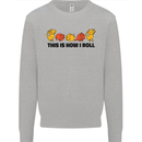 This Is How I Roll RPG Role Playing Game Mens Sweatshirt Jumper Sports Grey