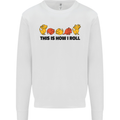 This Is How I Roll RPG Role Playing Game Mens Sweatshirt Jumper White