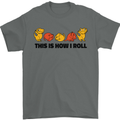 This Is How I Roll RPG Role Playing Game Mens T-Shirt Cotton Gildan Charcoal