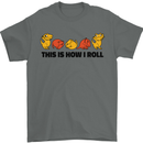 This Is How I Roll RPG Role Playing Game Mens T-Shirt Cotton Gildan Charcoal
