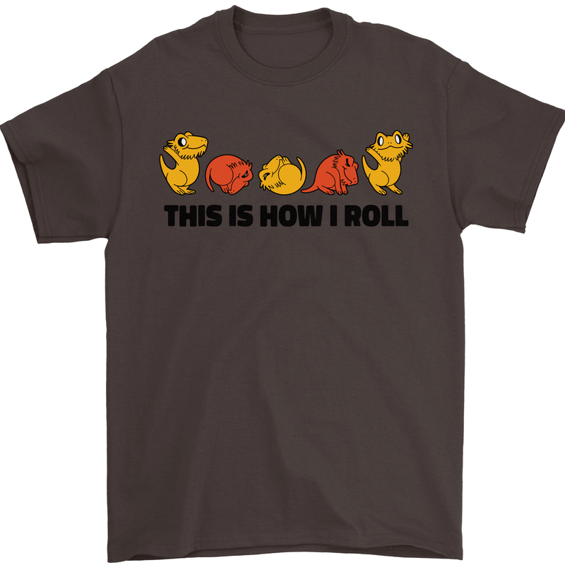 This Is How I Roll RPG Role Playing Game Mens T-Shirt Cotton Gildan Dark Chocolate