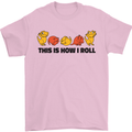 This Is How I Roll RPG Role Playing Game Mens T-Shirt Cotton Gildan Light Pink