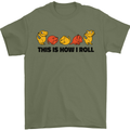 This Is How I Roll RPG Role Playing Game Mens T-Shirt Cotton Gildan Military Green