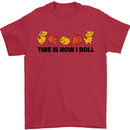 This Is How I Roll RPG Role Playing Game Mens T-Shirt Cotton Gildan Red