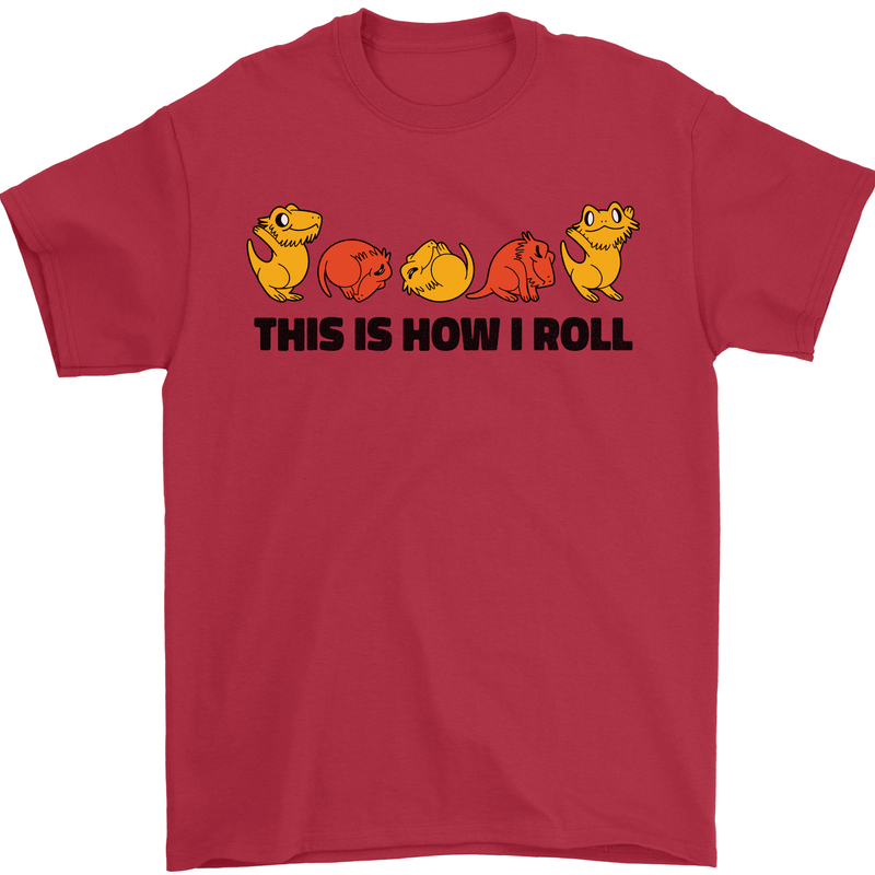 This Is How I Roll RPG Role Playing Game Mens T-Shirt Cotton Gildan Red