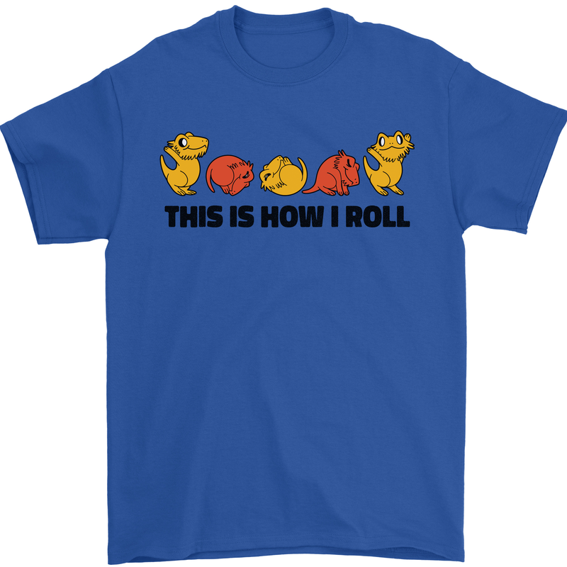 This Is How I Roll RPG Role Playing Game Mens T-Shirt Cotton Gildan Royal Blue