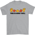 This Is How I Roll RPG Role Playing Game Mens T-Shirt Cotton Gildan Sports Grey