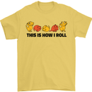 This Is How I Roll RPG Role Playing Game Mens T-Shirt Cotton Gildan Yellow
