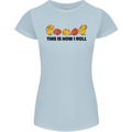 This Is How I Roll RPG Role Playing Game Womens Petite Cut T-Shirt Light Blue