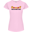 This Is How I Roll RPG Role Playing Game Womens Petite Cut T-Shirt Light Pink