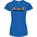 This Is How I Roll RPG Role Playing Game Womens Petite Cut T-Shirt Royal Blue