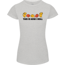 This Is How I Roll RPG Role Playing Game Womens Petite Cut T-Shirt Sports Grey