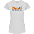 This Is How I Roll RPG Role Playing Game Womens Petite Cut T-Shirt White