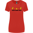This Is How I Roll RPG Role Playing Game Womens Wider Cut T-Shirt Red