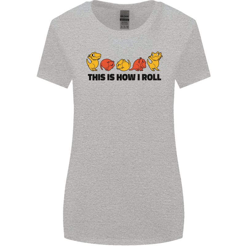This Is How I Roll RPG Role Playing Game Womens Wider Cut T-Shirt Sports Grey