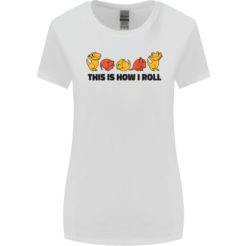 This Is How I Roll RPG Role Playing Game Womens Wider Cut T-Shirt White