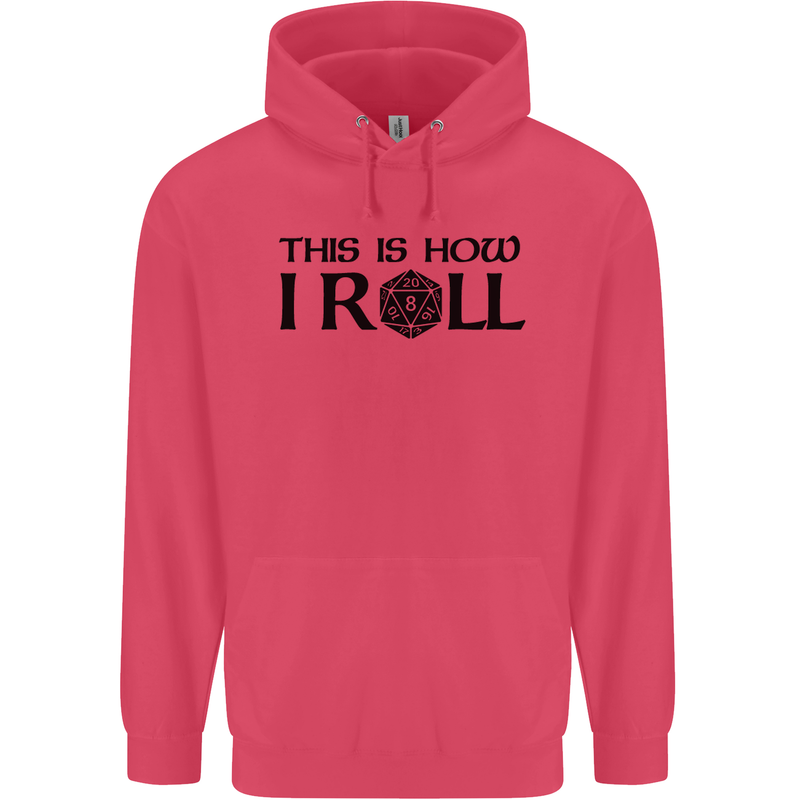 This Is How I Roll RPG Role Playing Games Childrens Kids Hoodie Heliconia