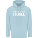 This Is How I Roll RPG Role Playing Games Childrens Kids Hoodie Light Blue