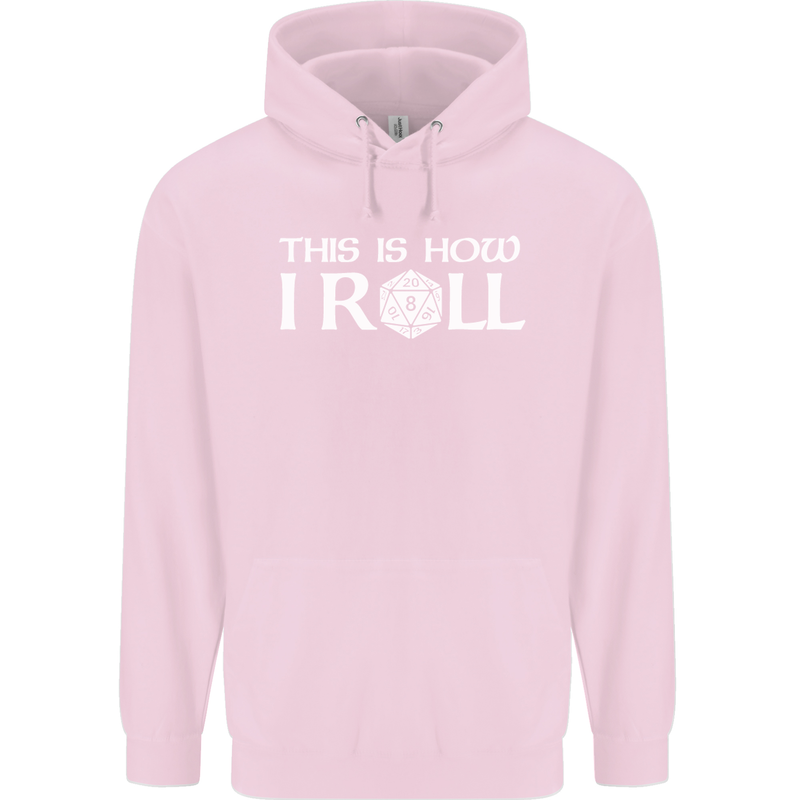 This Is How I Roll RPG Role Playing Games Childrens Kids Hoodie Light Pink