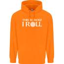 This Is How I Roll RPG Role Playing Games Childrens Kids Hoodie Orange
