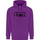 This Is How I Roll RPG Role Playing Games Childrens Kids Hoodie Purple