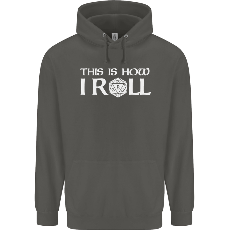 This Is How I Roll RPG Role Playing Games Childrens Kids Hoodie Storm Grey