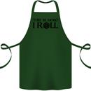 This Is How I Roll RPG Role Playing Games Cotton Apron 100% Organic Forest Green