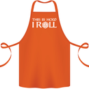 This Is How I Roll RPG Role Playing Games Cotton Apron 100% Organic Orange
