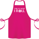 This Is How I Roll RPG Role Playing Games Cotton Apron 100% Organic Pink
