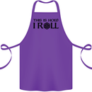 This Is How I Roll RPG Role Playing Games Cotton Apron 100% Organic Purple