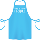 This Is How I Roll RPG Role Playing Games Cotton Apron 100% Organic Turquoise