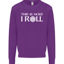 This Is How I Roll RPG Role Playing Games Kids Sweatshirt Jumper Purple