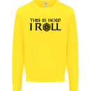 This Is How I Roll RPG Role Playing Games Kids Sweatshirt Jumper Yellow
