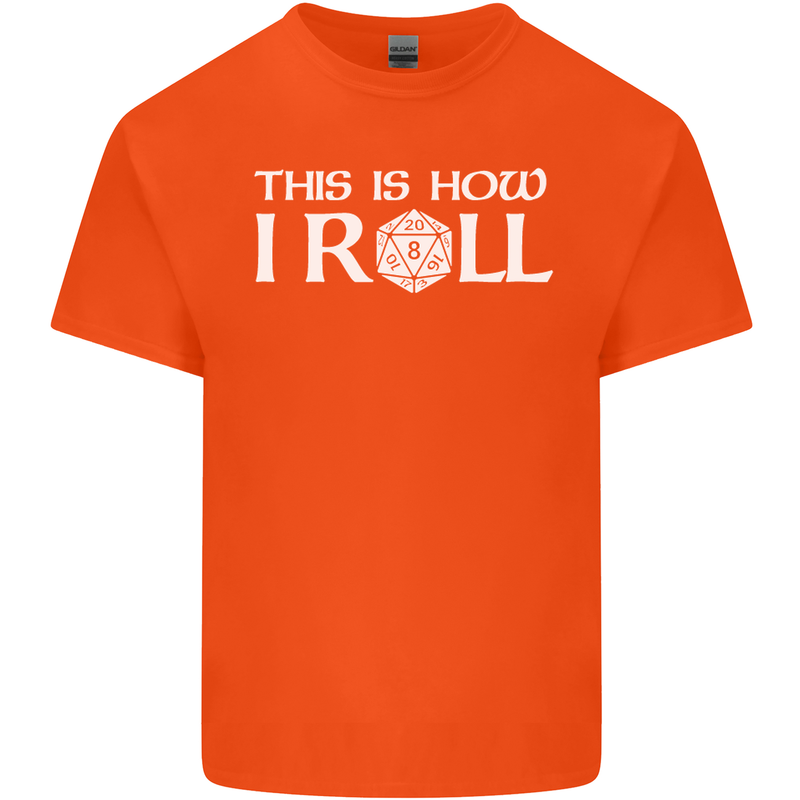 This Is How I Roll RPG Role Playing Games Kids T-Shirt Childrens Orange