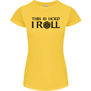 This Is How I Roll RPG Role Playing Games Womens Petite Cut T-Shirt Yellow