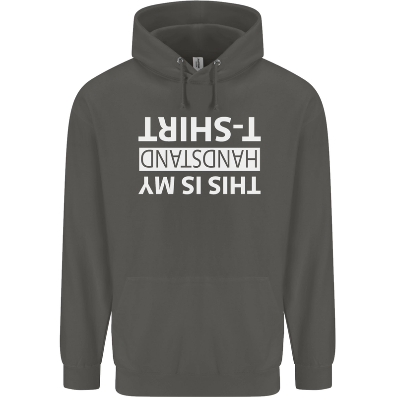 This Is My Handstand T-Shirt Gymnastics Childrens Kids Hoodie Storm Grey